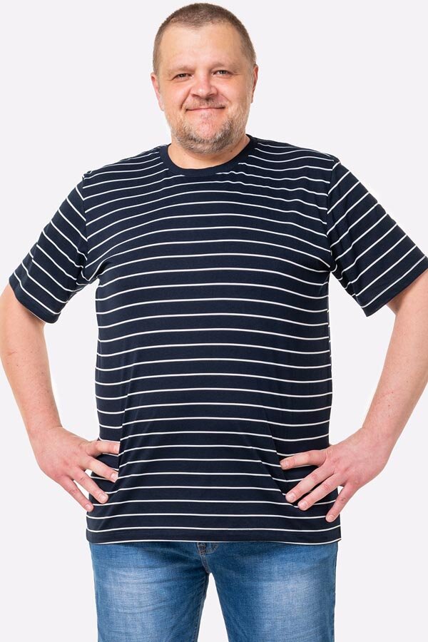 Мужская футболка Футболка HF9119 Полоска Happyfox