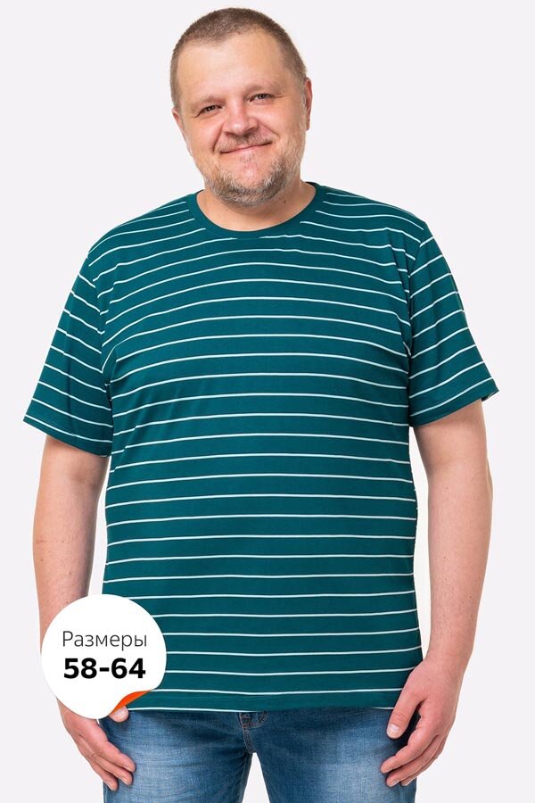 Мужская футболка Футболка HF9119 Полоска Happyfox