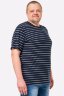 Мужская футболка Футболка HF9119 Полоска Happyfox