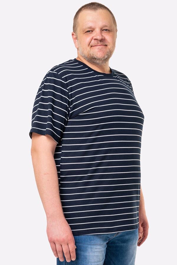 Мужская футболка Футболка HF9119 Полоска Happyfox