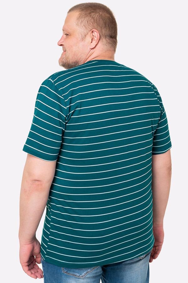 Мужская футболка Футболка HF9119 Полоска Happyfox