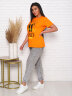 Миранда оранжевый футболка женская