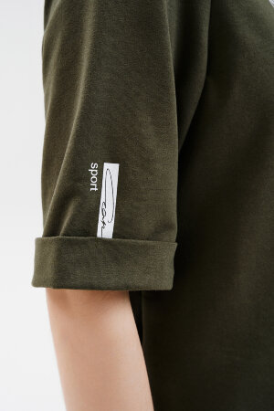 Женский костюм с шортами 67063 хаки