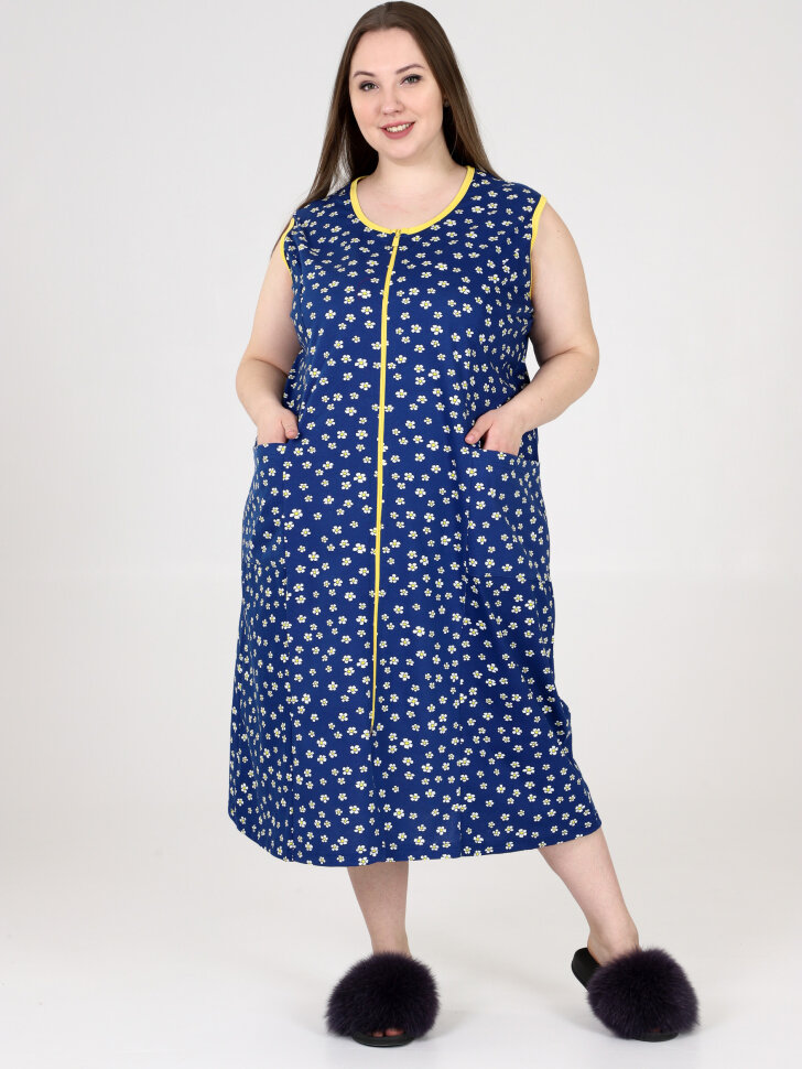 Халат Мята ромашки ХГ-37-06