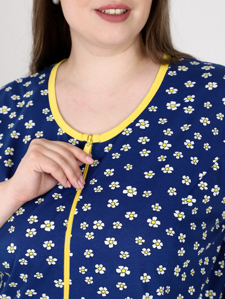 Халат Мята ромашки ХГ-37-06