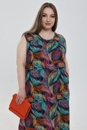 Сарафан Ева листья СГ-03