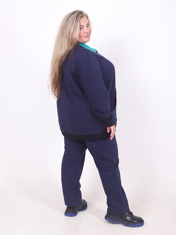 Костюм Ким синий бирюза КГ-101-2