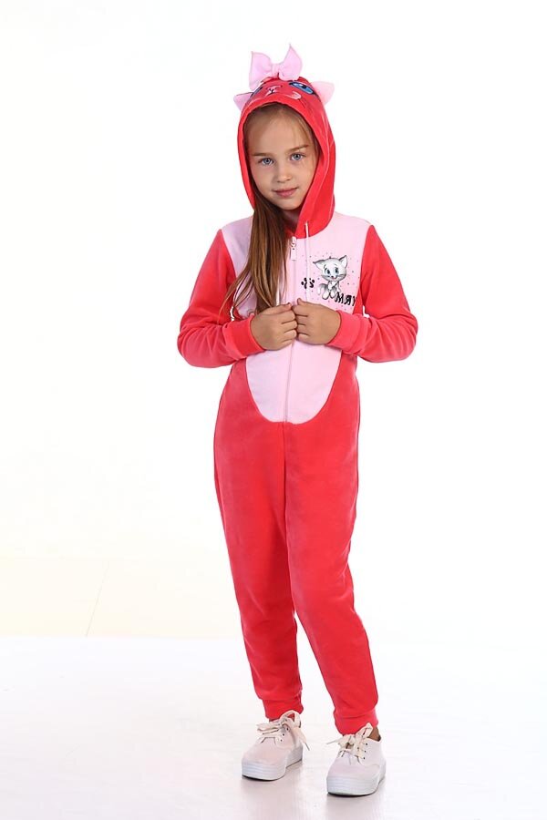 Пижама детская 7-95б (коралл)