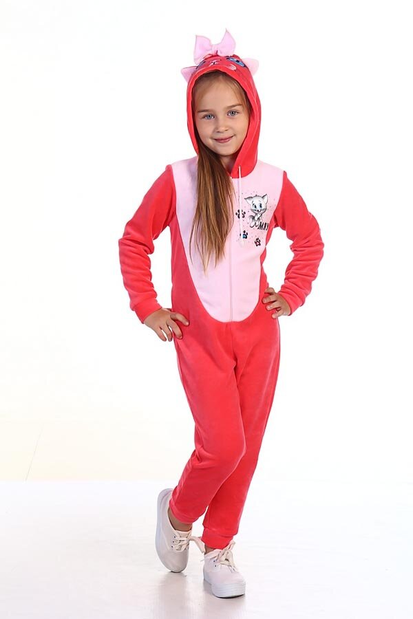 Пижама детская 7-95б (коралл)