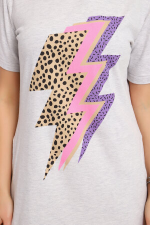 Платье женское ЕПЛ-1065 светло серый