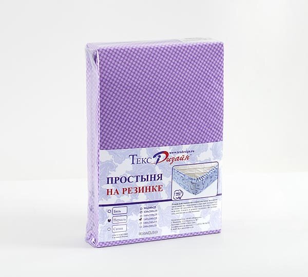 Простыня на резинке Бежевая, перкаль