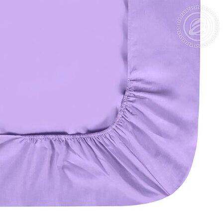 Простыня на резинке Византия (Фиолетовый), поплин