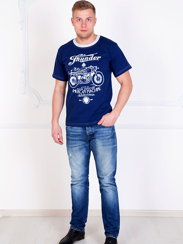 Футболка мужская Мото 1719