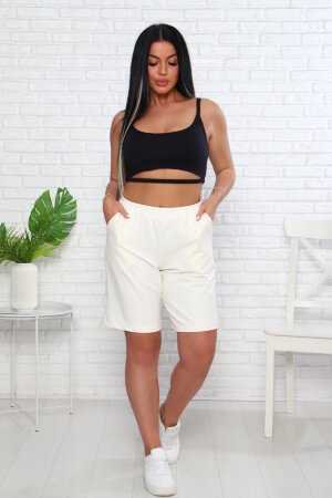 Шорты женские 57073 экрю