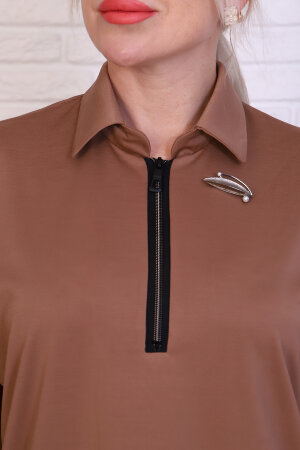 Платье женское 31639 бежевый