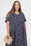 Платье Комфорт чернильный горох ПЛГ-89