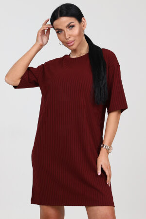 Платье женское 26008 бордовый