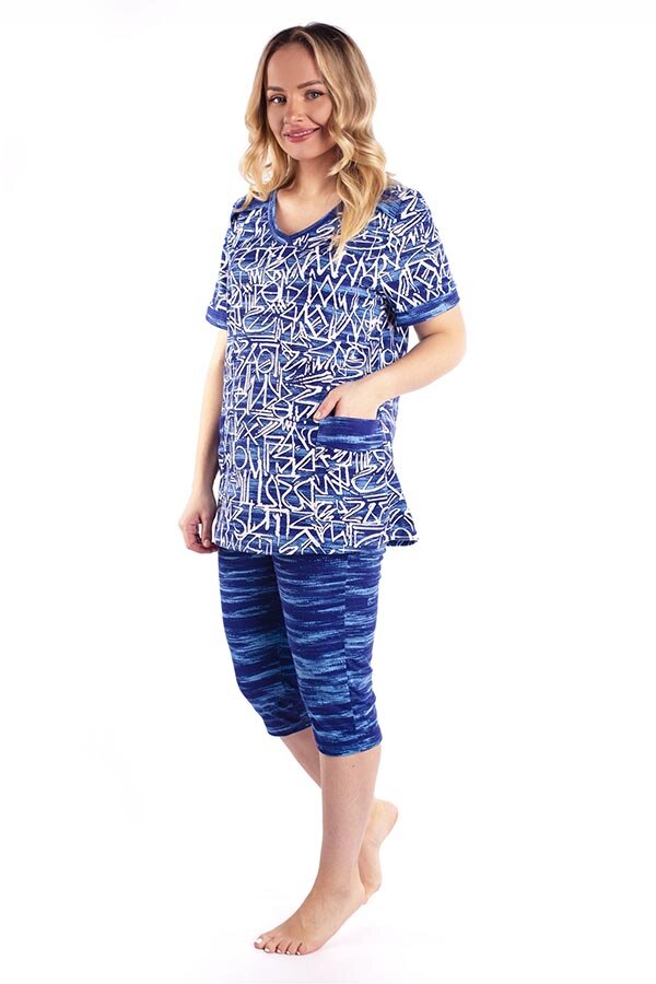 Костюм Меган синий К-281