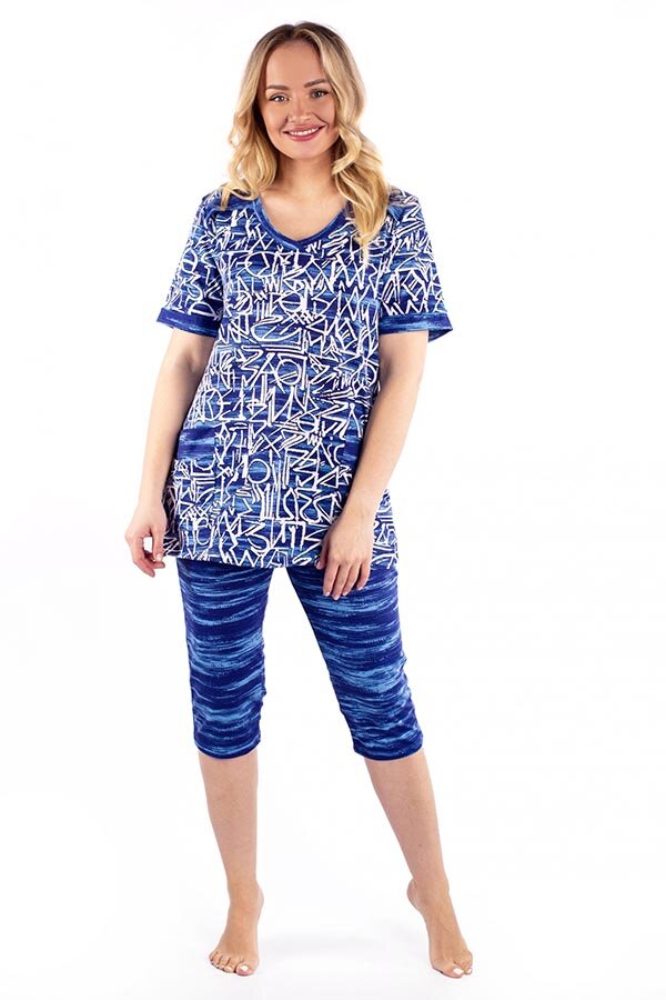 Костюм Меган синий К-281