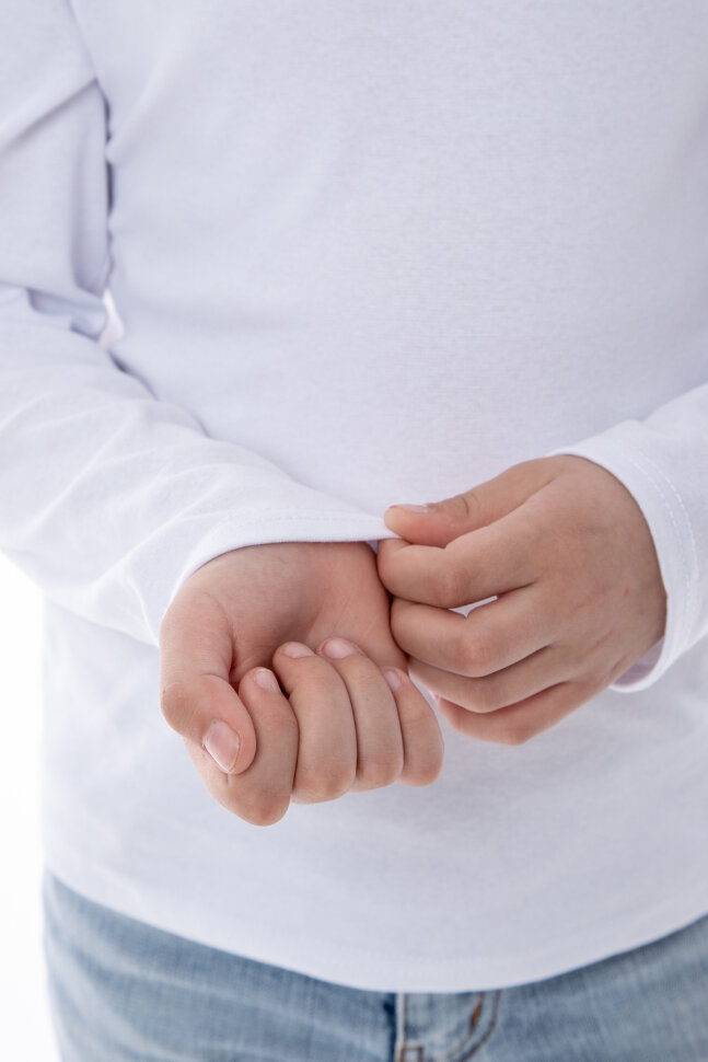 Детская водолазка для мальчика Однотон с горлом