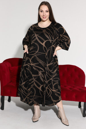Платье Шик - черное ПЛГ-07