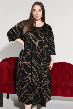 Платье Шик - черное ПЛГ-07