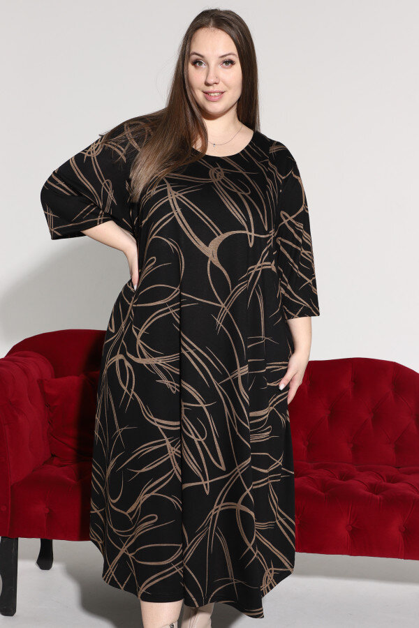 Платье Шик - черное ПЛГ-07