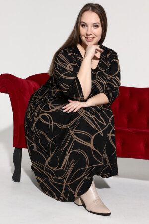 Платье Шик - черное ПЛГ-07