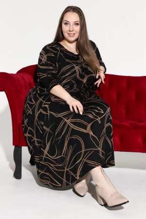 Платье Шик - черное ПЛГ-07