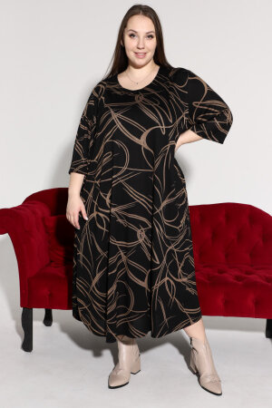 Платье Шик - черное ПЛГ-07