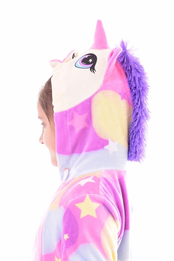 Пижама детская кигуруми единорог 7-268