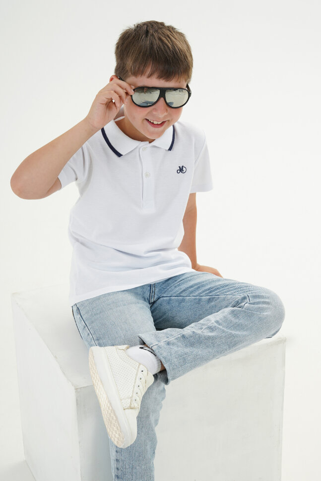 Футболка для мальчика Поло Вышивка М