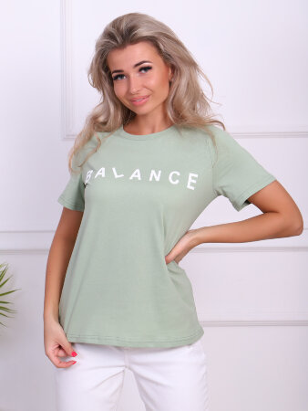 Баланс олива футболка женская