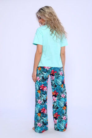 Женский костюм с брюками 71102 ментол