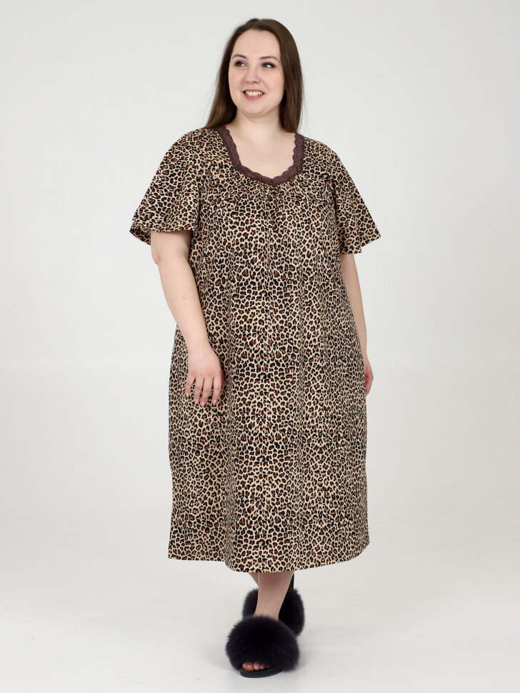 Сорочка Фламинго Леопард СОР-39