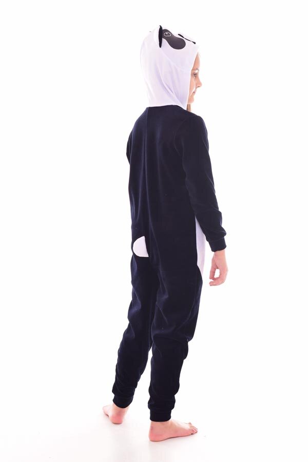 Пижама детская кигуруми панда 7-269 (темно-синий)