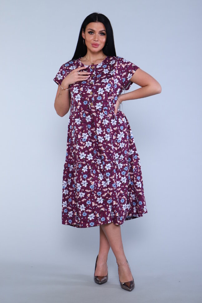 Платье женское 162 спелая вишня