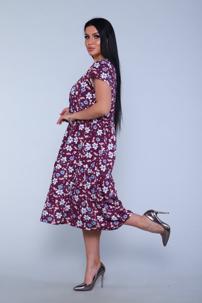 Платье женское 162 спелая вишня