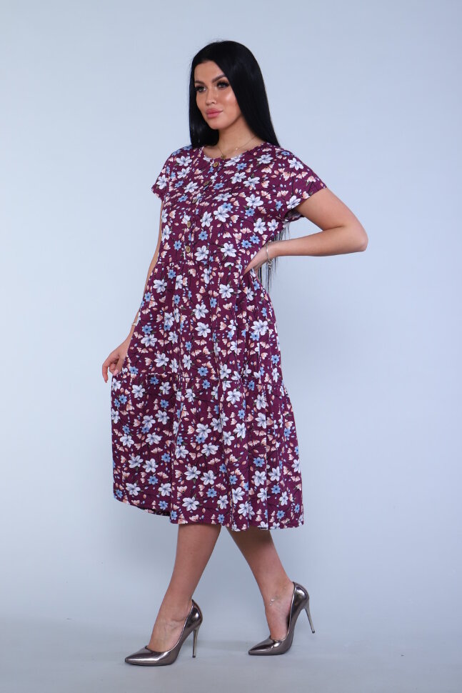 Платье женское 162 спелая вишня