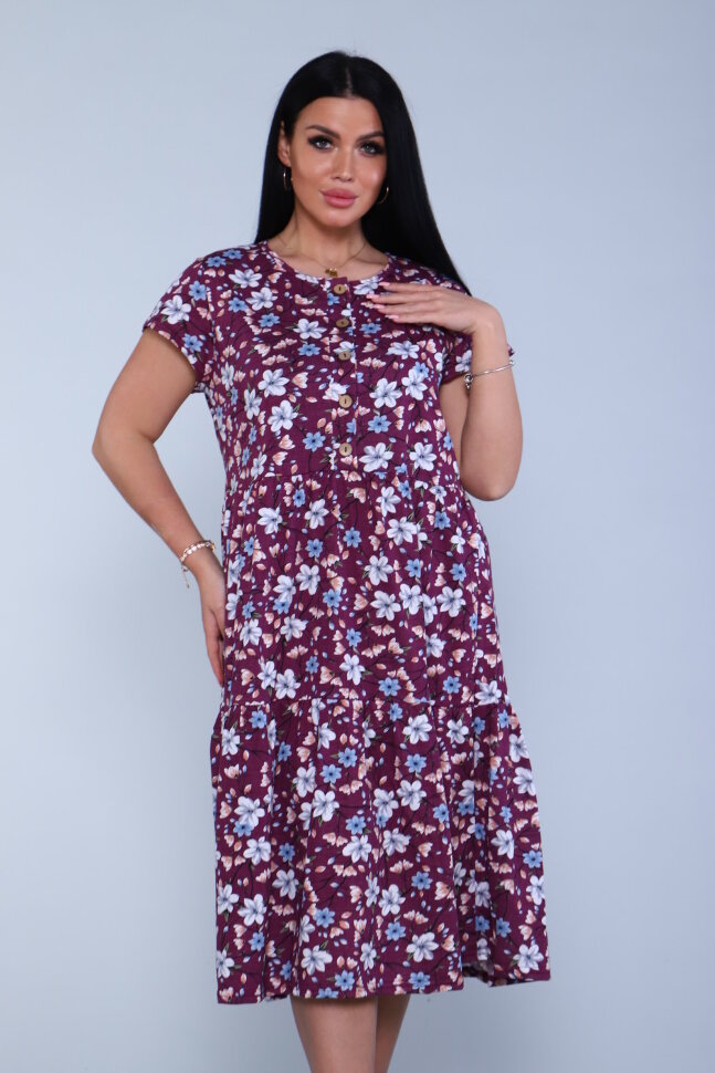 Платье женское 162 спелая вишня