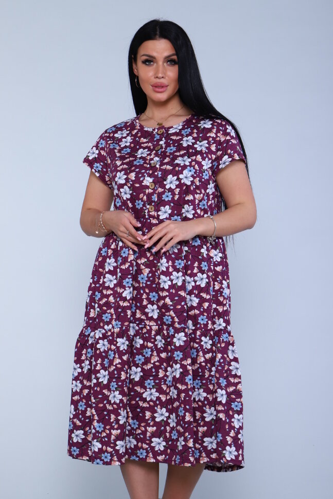 Платье женское 162 спелая вишня