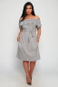 Платье женское 71064 серый