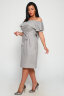 Платье женское 71064 серый