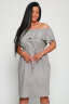 Платье женское 71064 серый