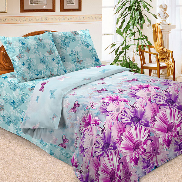 КПБ Герберы  перкаль 1.5 сп.