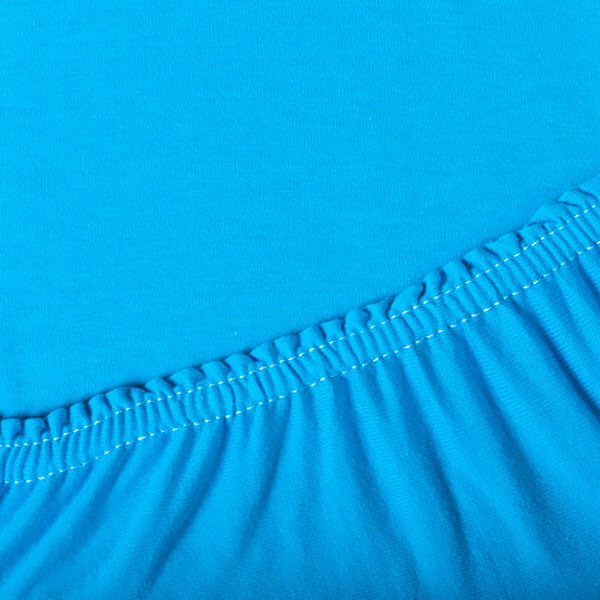 Простыня на резинке Бирюзовая традиция, трикотаж