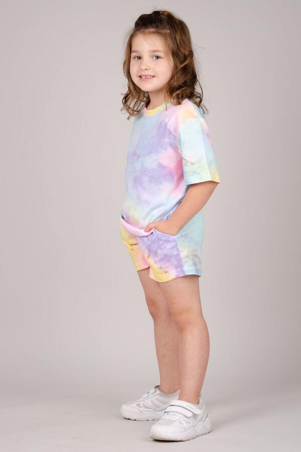 Костюм с шортами для девочки КД-81 зефирка