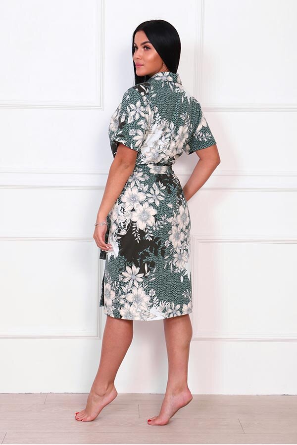 Халат Нинель 2 зелень К-361