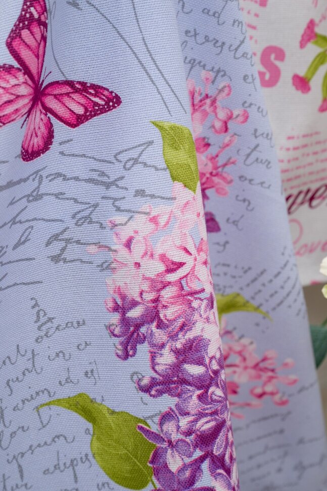 Полотенце кухонное Цветы и письма