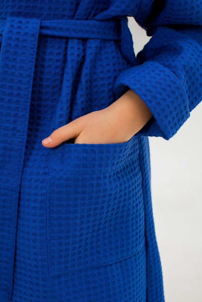 Детский халат ВД васильковый